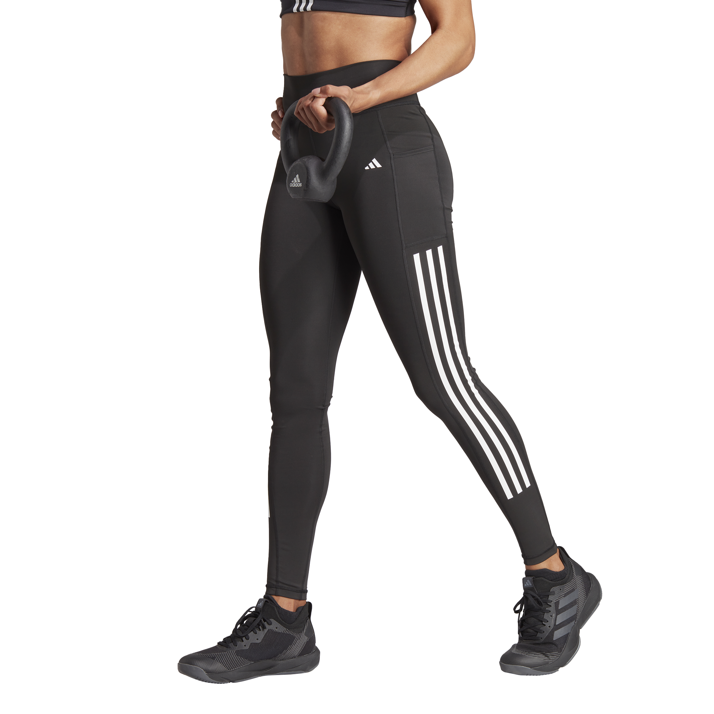 LEGGINGS OPTIME 3 STRIPES FULL-LENGHT