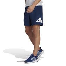 foto SHORT ALLENAMENTO TRAIN ESSENTIALS LOGO NAVY