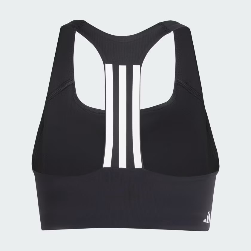 REGGISENO SPORTIVO POWERIMPACT TRAINING 3 STRIPES BLACK