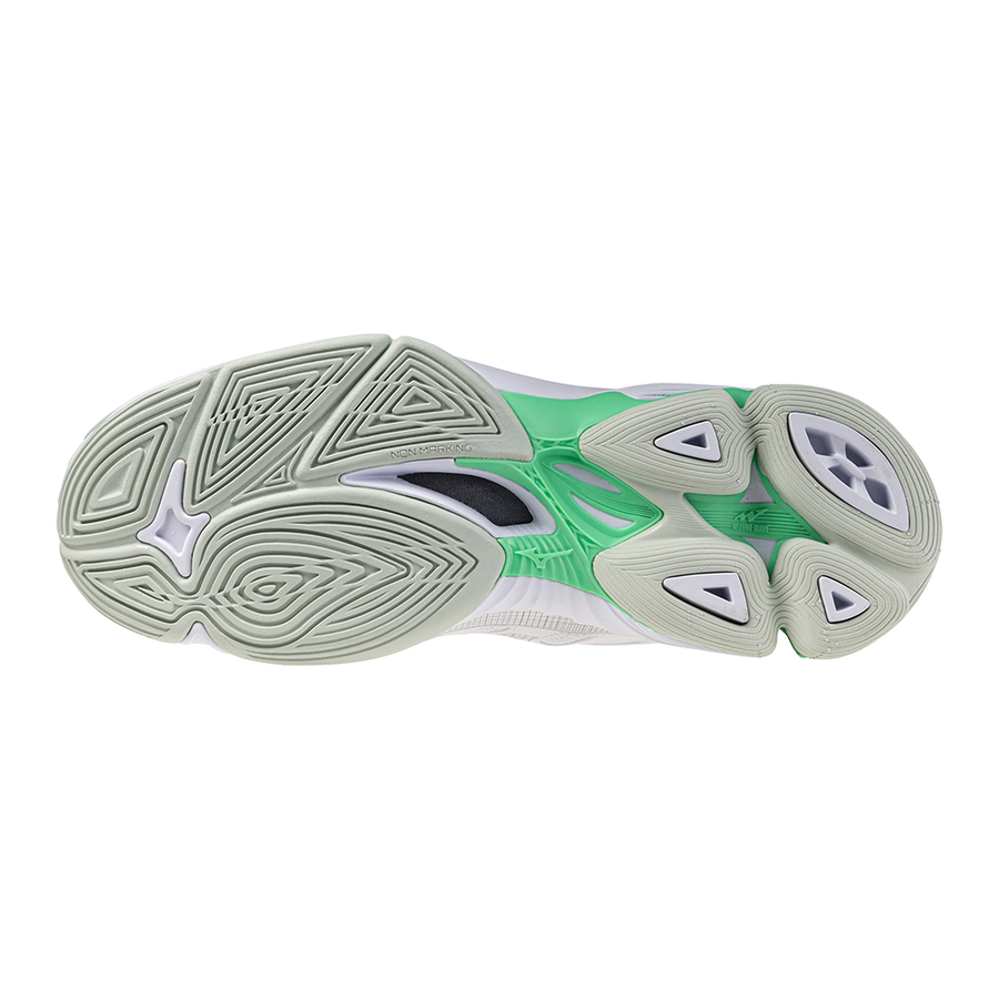 MIZUNO VOLTAGE 2 MID WHITE BLACK FROZEN EMERALD