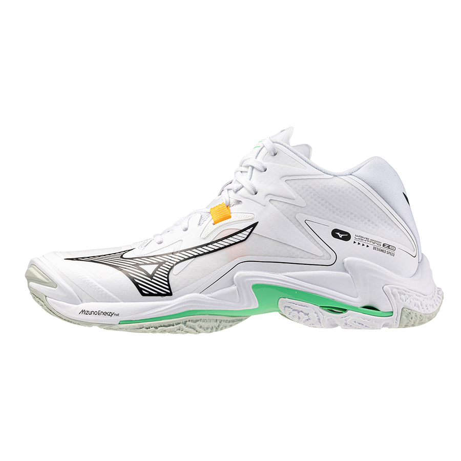 MIZUNO WAVE LIGHTNING Z8 MID WHITE BLACK FROZEN EMERALD