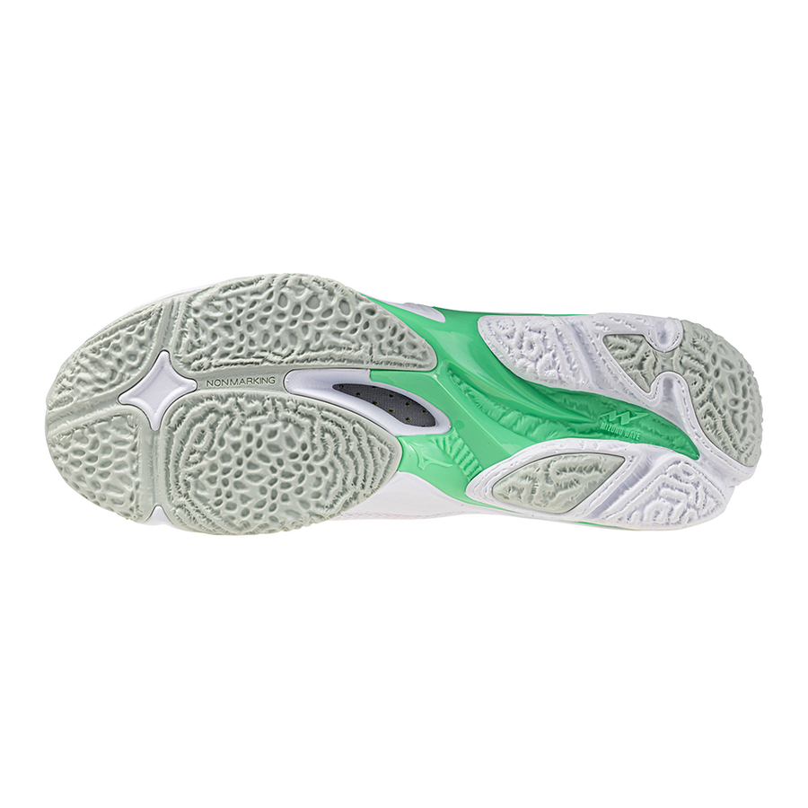 MIZUNO WAVE LIGHTNING Z8 MID WHITE BLACK FROZEN EMERALD