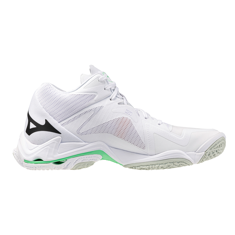 MIZUNO WAVE LIGHTNING Z8 MID WHITE BLACK FROZEN EMERALD
