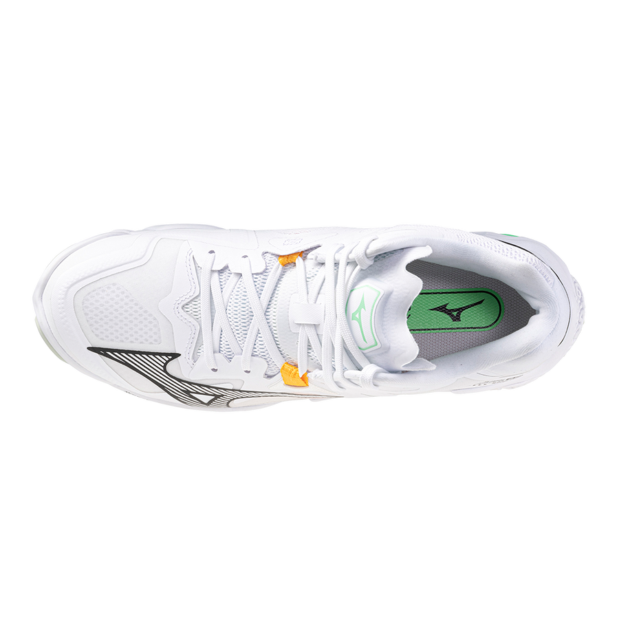 MIZUNO WAVE LIGHTNING Z8 MID WHITE BLACK FROZEN EMERALD