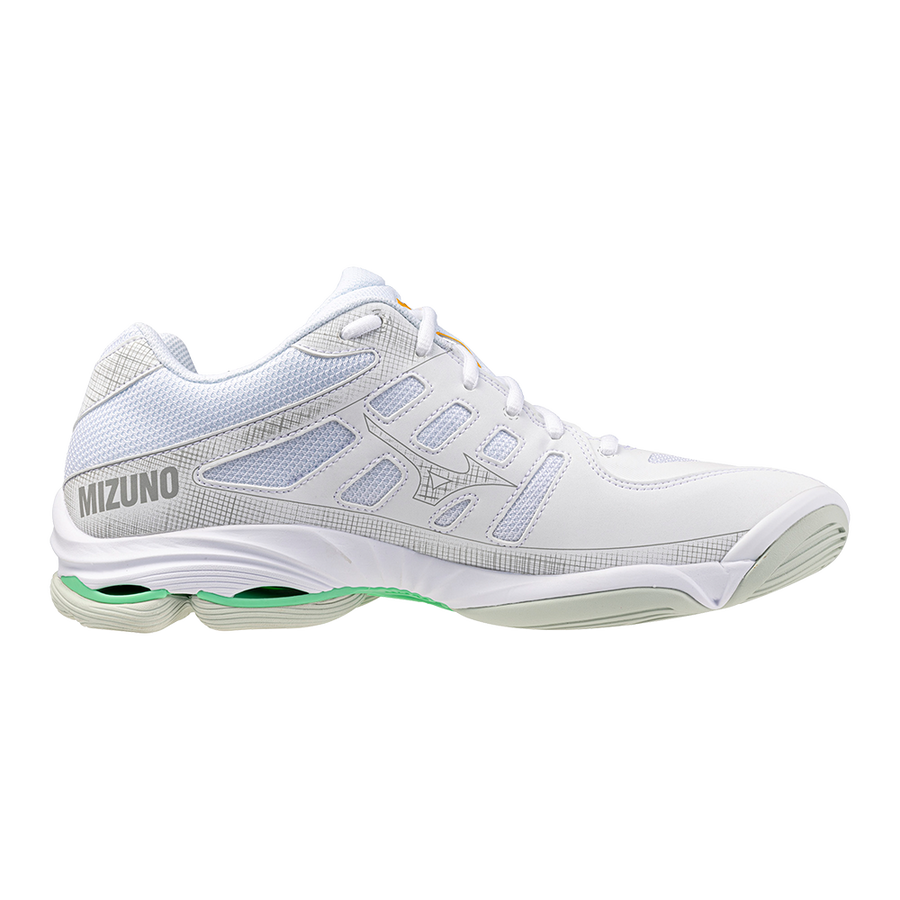 MIZUNO WAVE VOLTAGE 2 WHITE BLACK FROZEN EMERALD