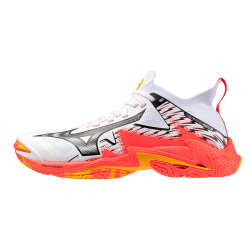 foto MIZUNO WAVE LIGHTNING NEO WHITE FIERY CORAL2 CITRUS