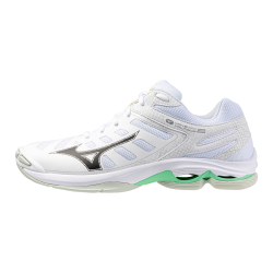 foto MIZUNO WAVE VOLTAGE 2 WHITE BLACK FROZEN EMERALD
